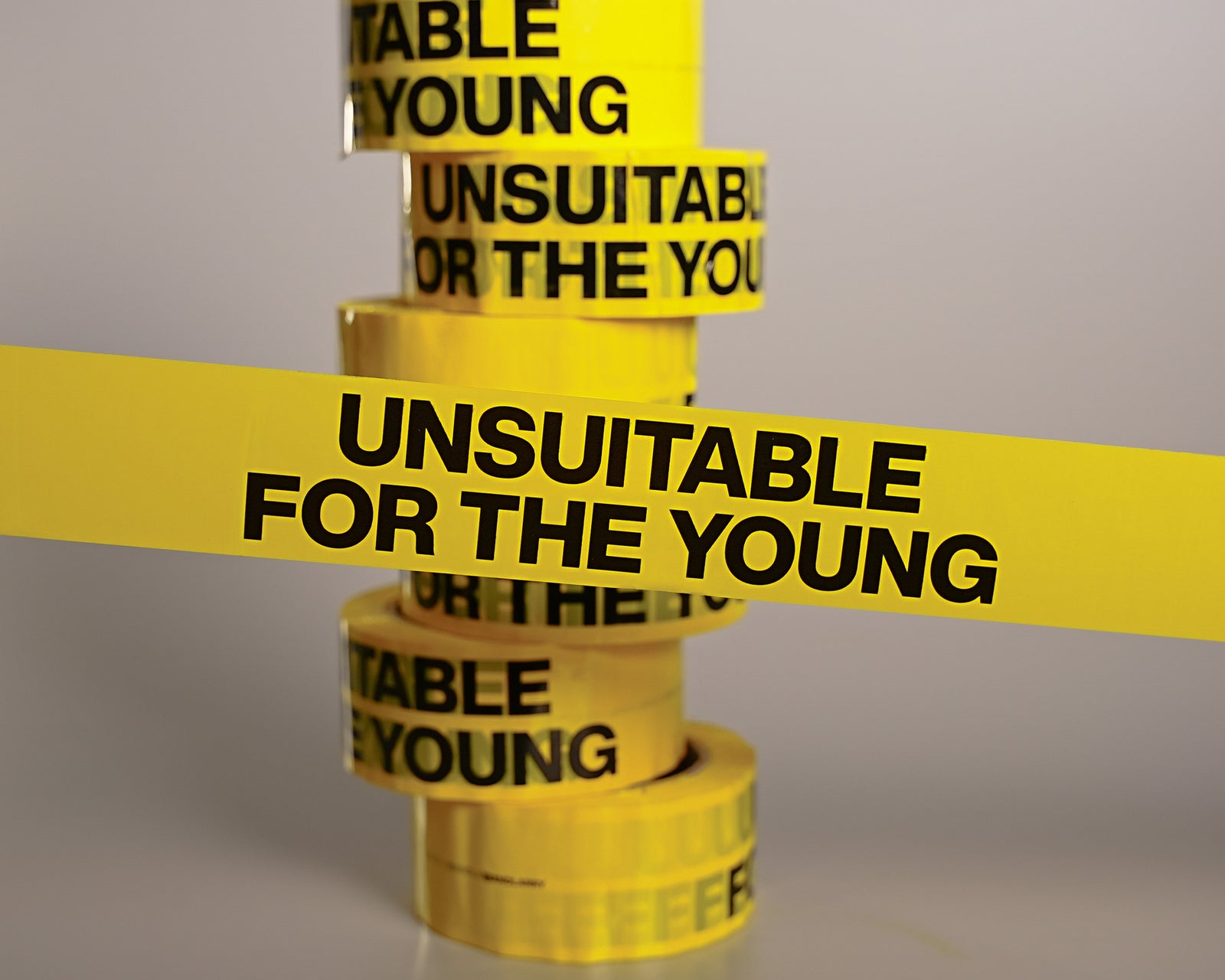 UNSUITABLE FOR THE YOUNG Tape (Large)