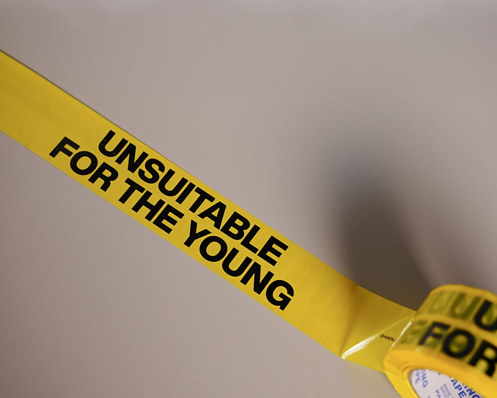 UNSUITABLE FOR THE YOUNG Tape (Large)